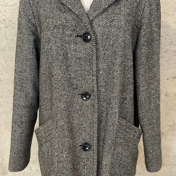 Vintage Miss New Yorker Wool Peacoat | 80s 90s Made in USA | Quiet Luxury - Picture 3 of 7